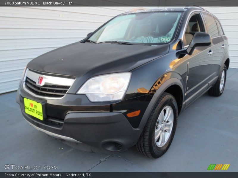 Black Onyx / Tan 2008 Saturn VUE XE