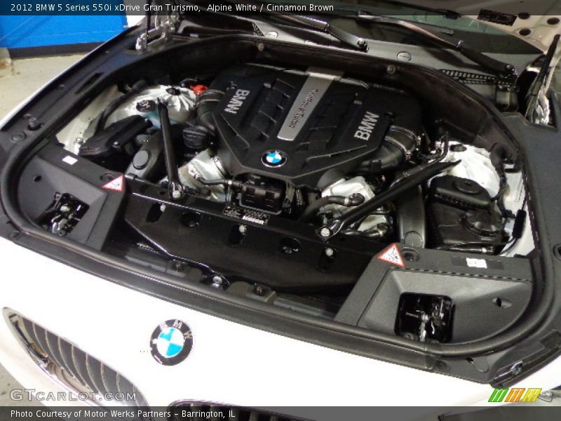  2012 5 Series 550i xDrive Gran Turismo Engine - 4.4 Liter DI TwinPower Turbocharged DOHC 32-Valve VVT V8