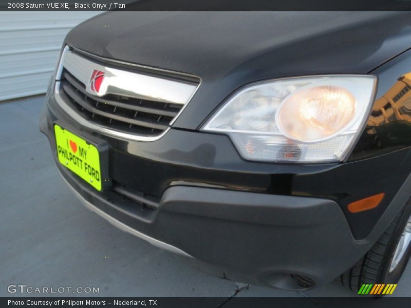 Black Onyx / Tan 2008 Saturn VUE XE