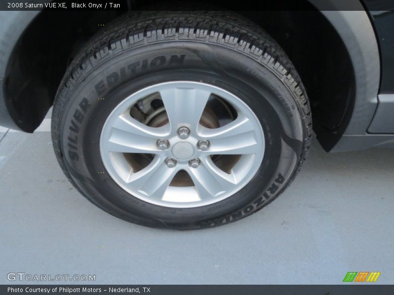 Black Onyx / Tan 2008 Saturn VUE XE