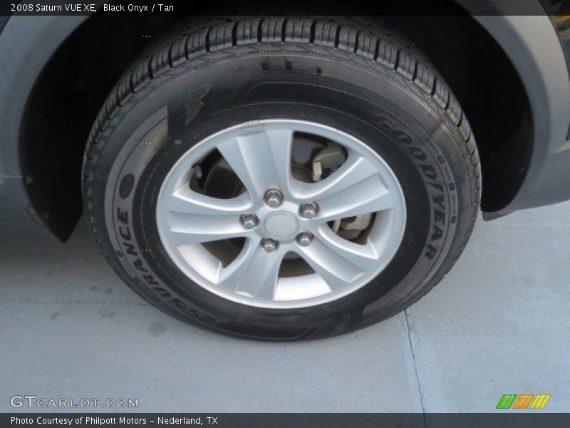 Black Onyx / Tan 2008 Saturn VUE XE