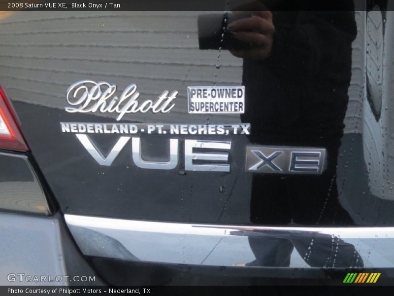 Black Onyx / Tan 2008 Saturn VUE XE