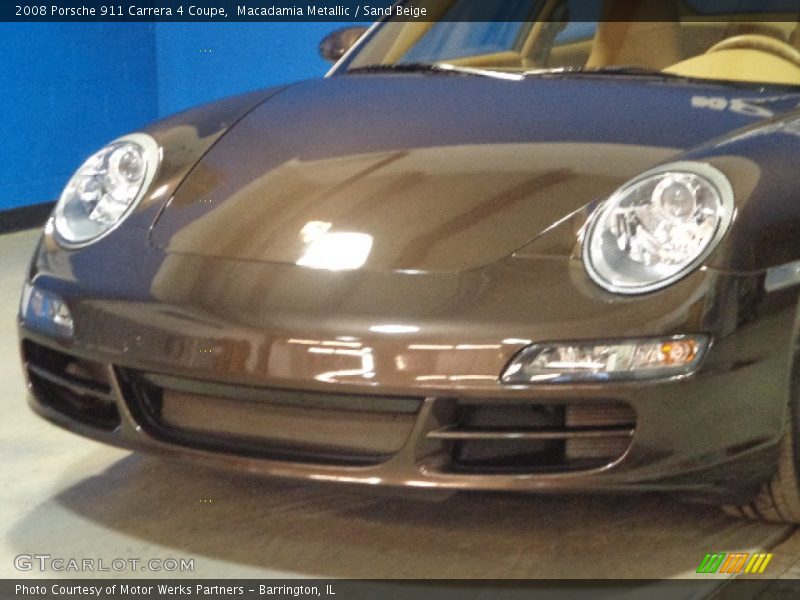Macadamia Metallic / Sand Beige 2008 Porsche 911 Carrera 4 Coupe