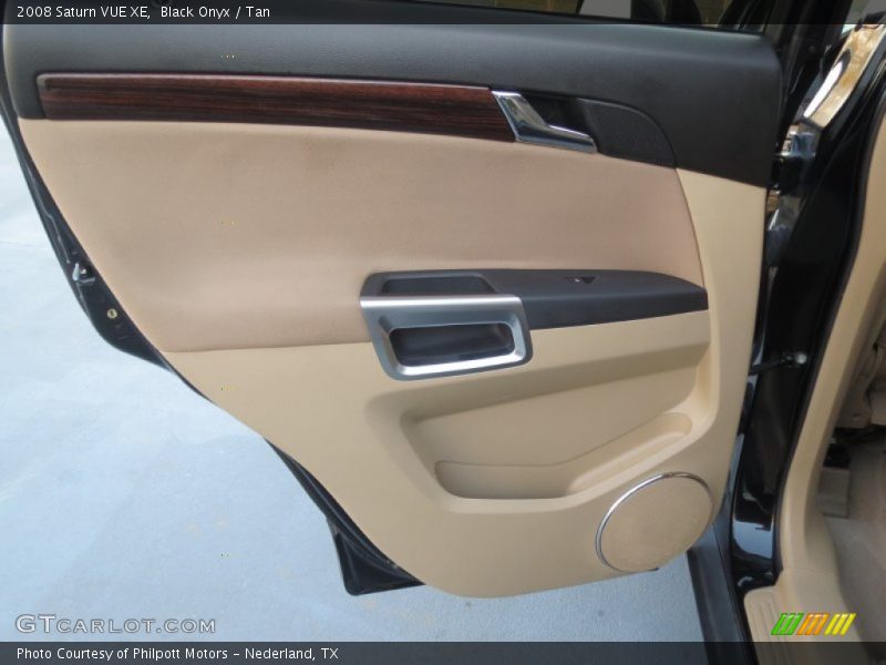 Black Onyx / Tan 2008 Saturn VUE XE