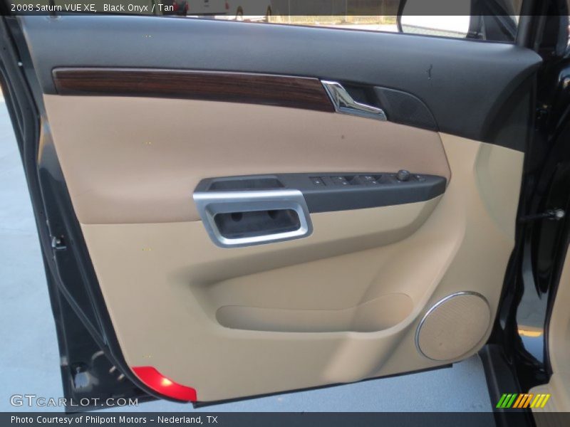 Black Onyx / Tan 2008 Saturn VUE XE