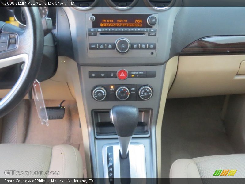 Controls of 2008 VUE XE