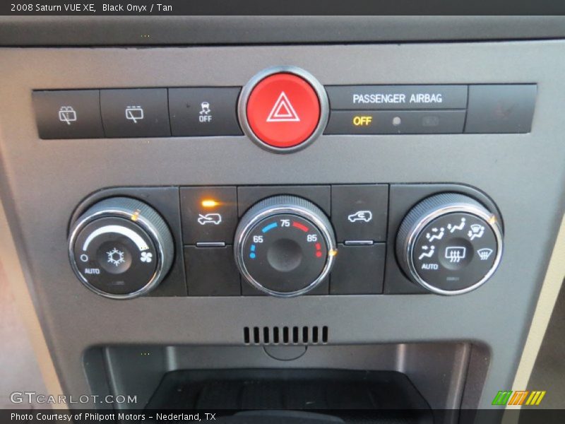 Black Onyx / Tan 2008 Saturn VUE XE
