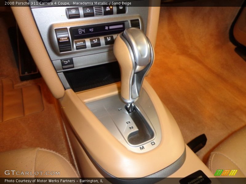 Macadamia Metallic / Sand Beige 2008 Porsche 911 Carrera 4 Coupe