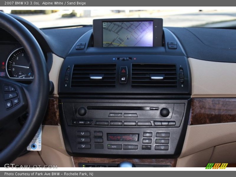 Alpine White / Sand Beige 2007 BMW X3 3.0si