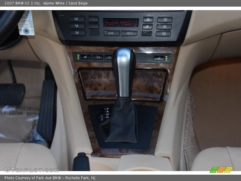 Alpine White / Sand Beige 2007 BMW X3 3.0si