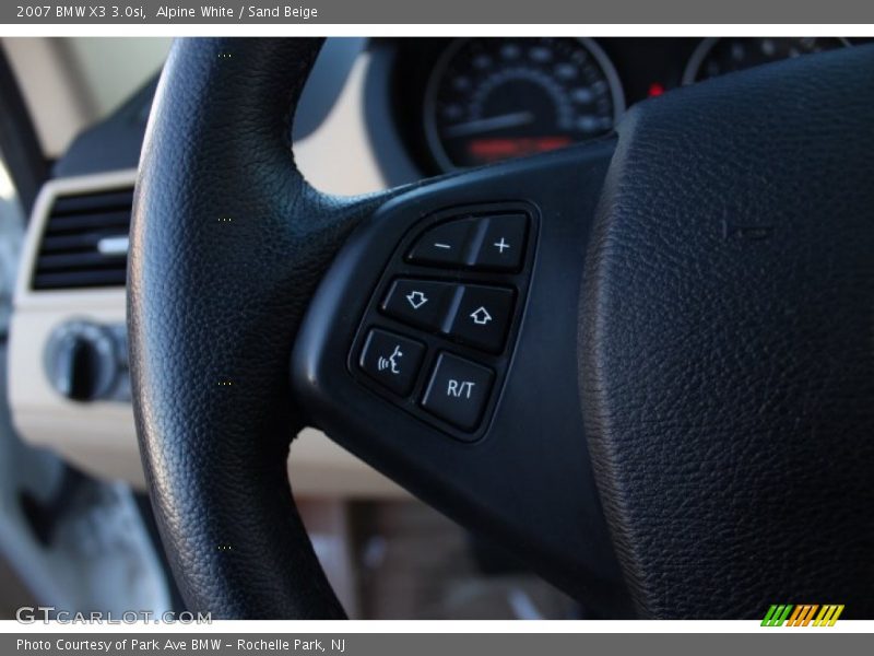 Alpine White / Sand Beige 2007 BMW X3 3.0si