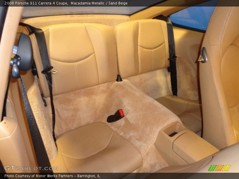 Macadamia Metallic / Sand Beige 2008 Porsche 911 Carrera 4 Coupe