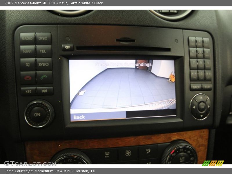Arctic White / Black 2009 Mercedes-Benz ML 350 4Matic