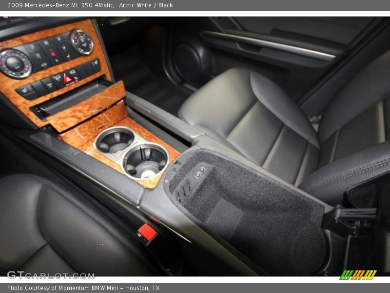 Arctic White / Black 2009 Mercedes-Benz ML 350 4Matic