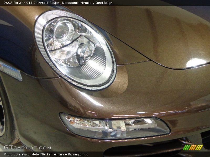 Macadamia Metallic / Sand Beige 2008 Porsche 911 Carrera 4 Coupe