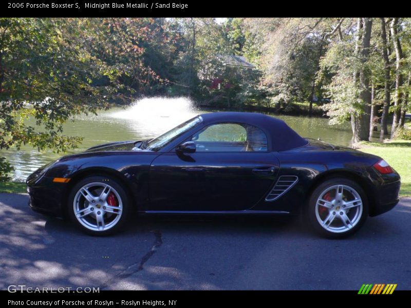 Midnight Blue Metallic / Sand Beige 2006 Porsche Boxster S