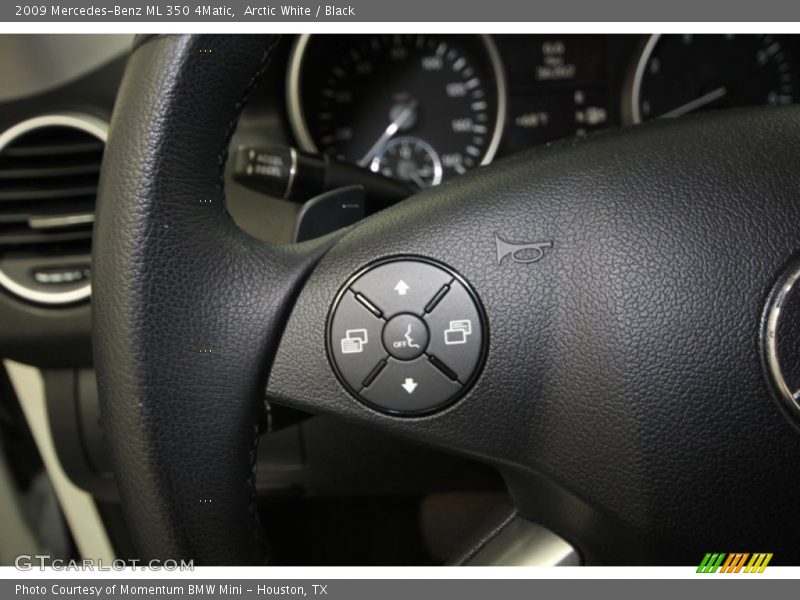 Arctic White / Black 2009 Mercedes-Benz ML 350 4Matic