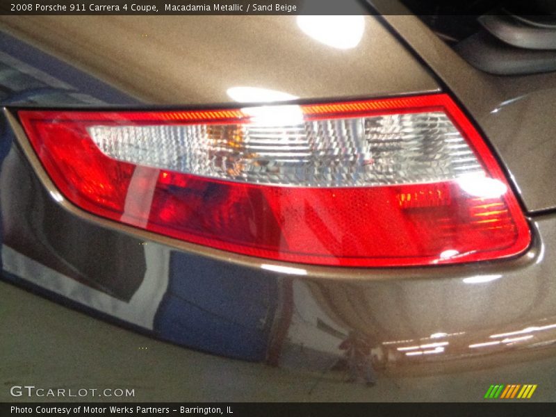 Macadamia Metallic / Sand Beige 2008 Porsche 911 Carrera 4 Coupe