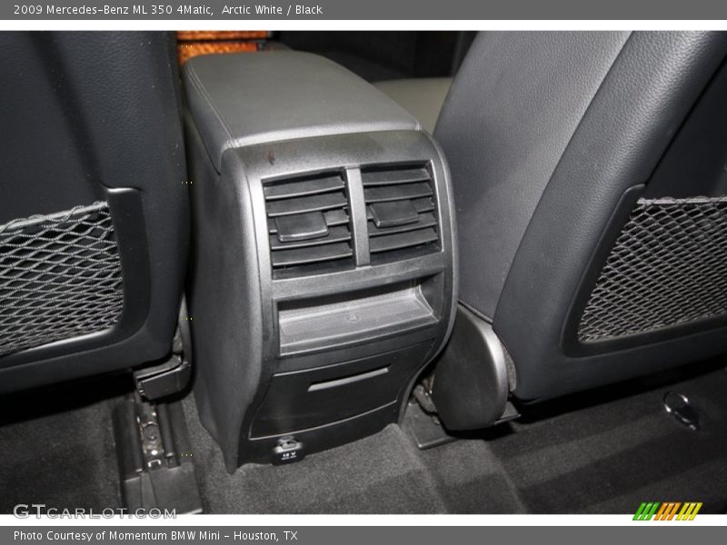 Arctic White / Black 2009 Mercedes-Benz ML 350 4Matic