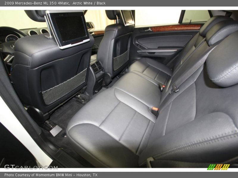 Arctic White / Black 2009 Mercedes-Benz ML 350 4Matic