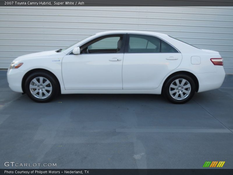 Super White / Ash 2007 Toyota Camry Hybrid