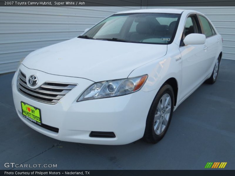 Super White / Ash 2007 Toyota Camry Hybrid
