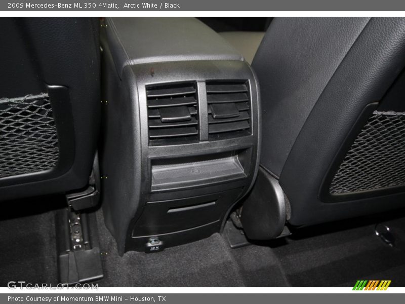 Arctic White / Black 2009 Mercedes-Benz ML 350 4Matic