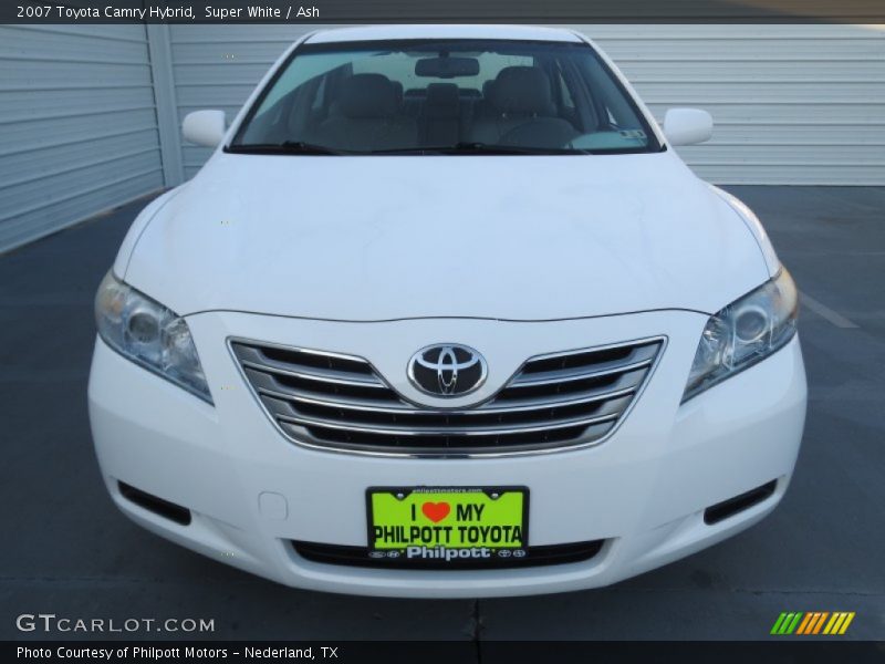 Super White / Ash 2007 Toyota Camry Hybrid
