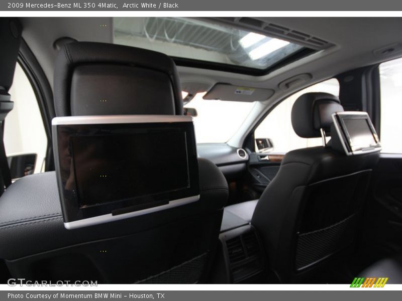 Arctic White / Black 2009 Mercedes-Benz ML 350 4Matic