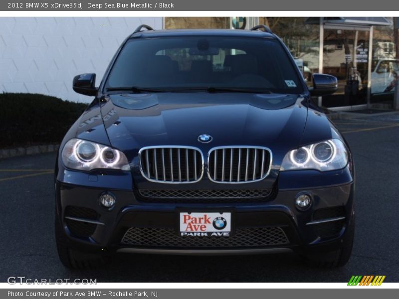 Deep Sea Blue Metallic / Black 2012 BMW X5 xDrive35d