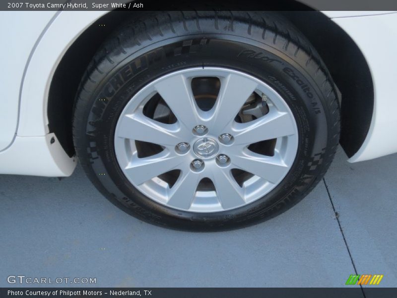 Super White / Ash 2007 Toyota Camry Hybrid
