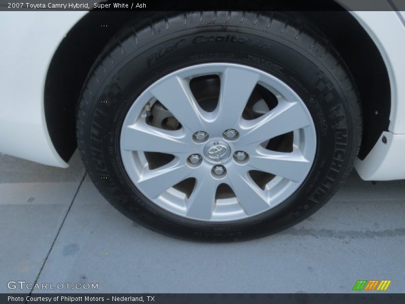 Super White / Ash 2007 Toyota Camry Hybrid