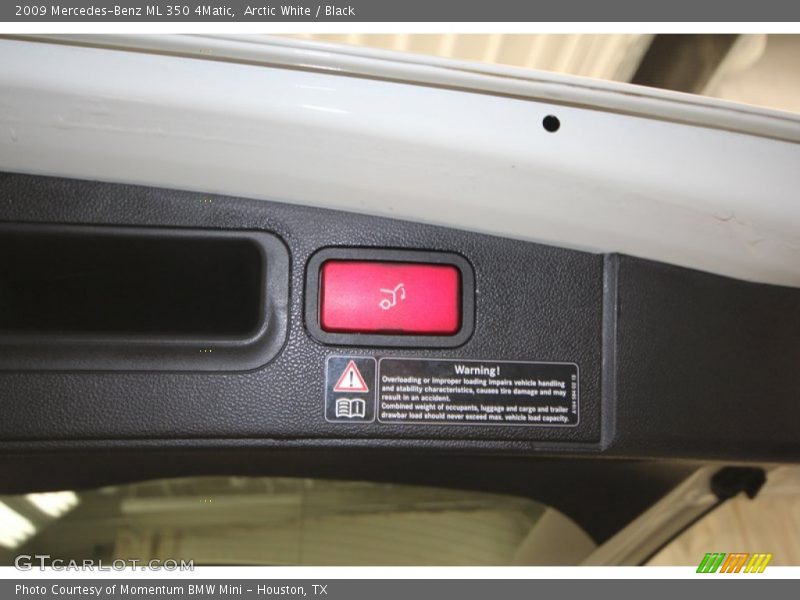 Arctic White / Black 2009 Mercedes-Benz ML 350 4Matic