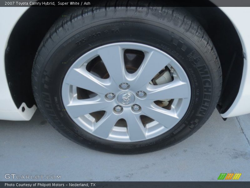 Super White / Ash 2007 Toyota Camry Hybrid