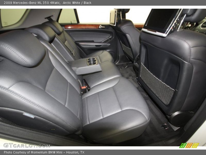 Arctic White / Black 2009 Mercedes-Benz ML 350 4Matic
