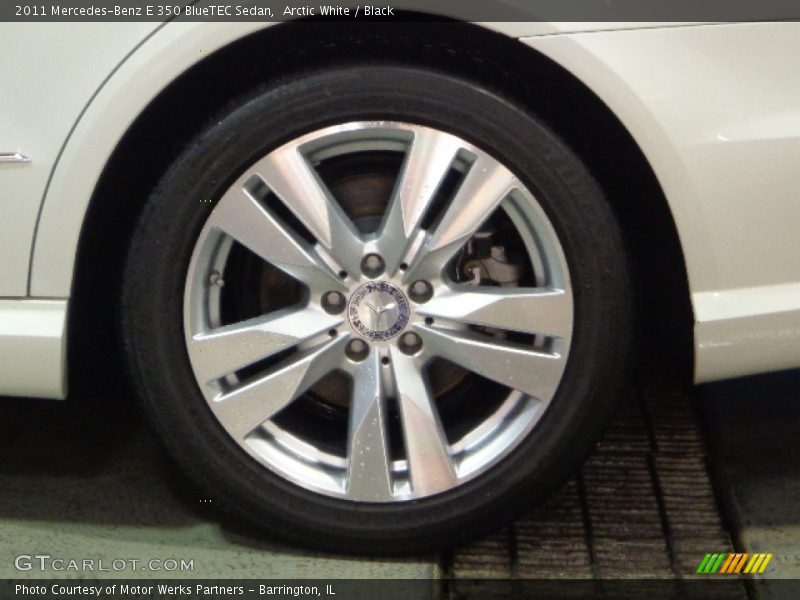Arctic White / Black 2011 Mercedes-Benz E 350 BlueTEC Sedan