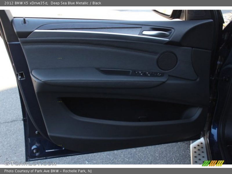Deep Sea Blue Metallic / Black 2012 BMW X5 xDrive35d