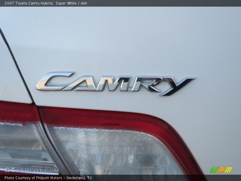 Super White / Ash 2007 Toyota Camry Hybrid