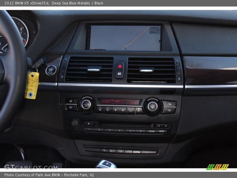 Deep Sea Blue Metallic / Black 2012 BMW X5 xDrive35d