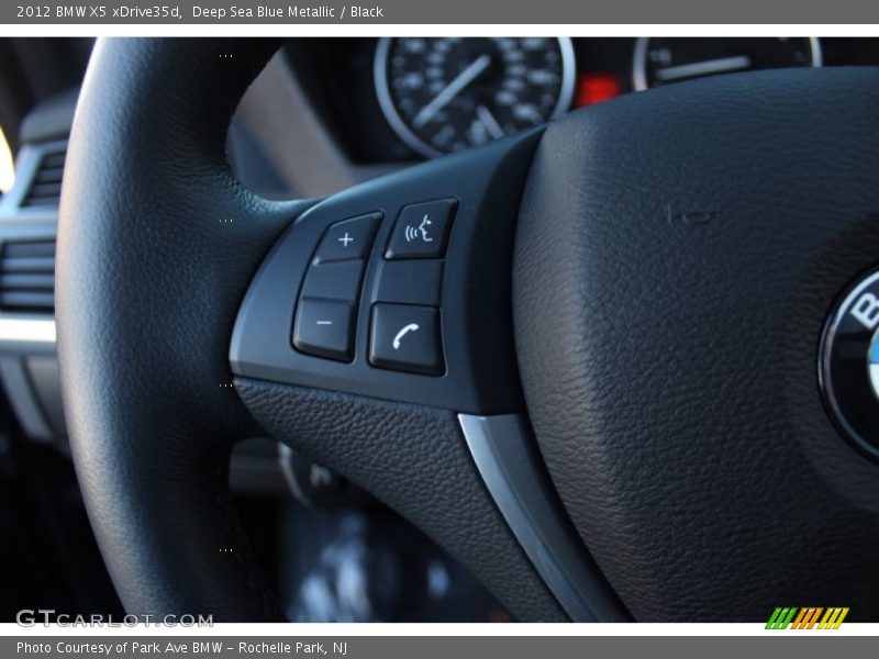Deep Sea Blue Metallic / Black 2012 BMW X5 xDrive35d