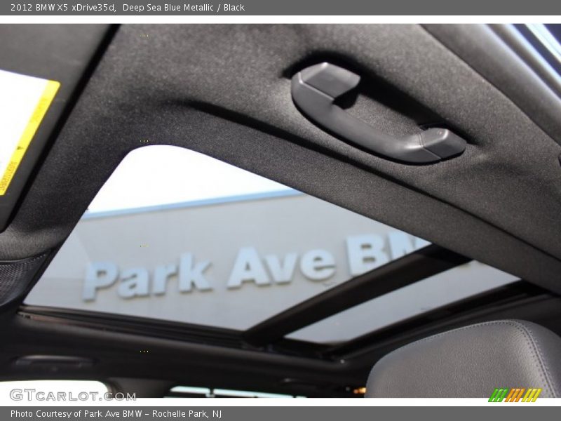 Deep Sea Blue Metallic / Black 2012 BMW X5 xDrive35d