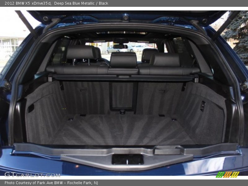 Deep Sea Blue Metallic / Black 2012 BMW X5 xDrive35d