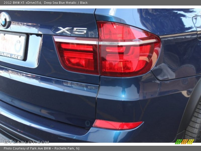 Deep Sea Blue Metallic / Black 2012 BMW X5 xDrive35d