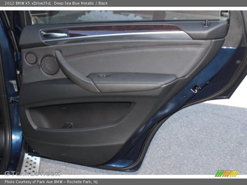 Deep Sea Blue Metallic / Black 2012 BMW X5 xDrive35d