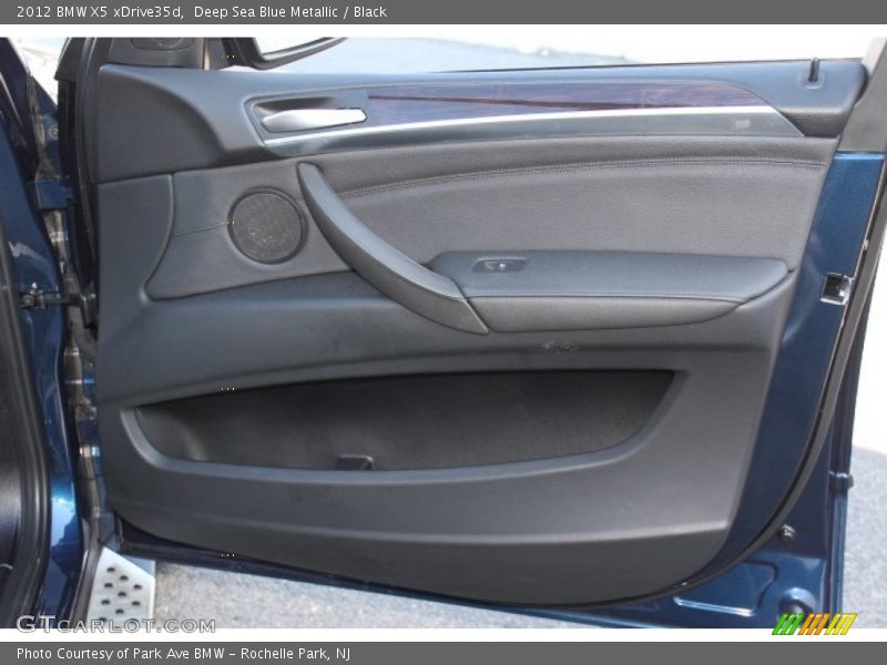Deep Sea Blue Metallic / Black 2012 BMW X5 xDrive35d