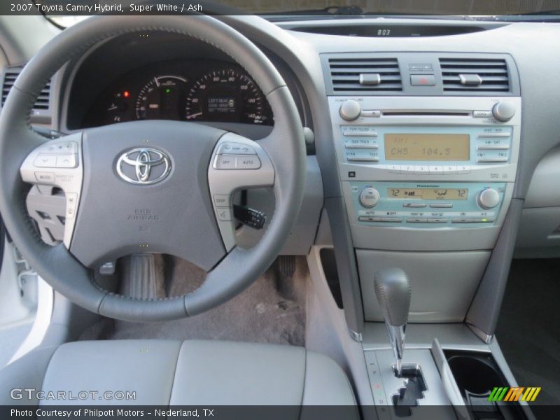 Super White / Ash 2007 Toyota Camry Hybrid