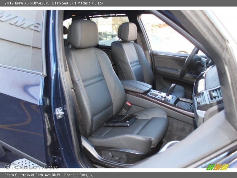 Deep Sea Blue Metallic / Black 2012 BMW X5 xDrive35d