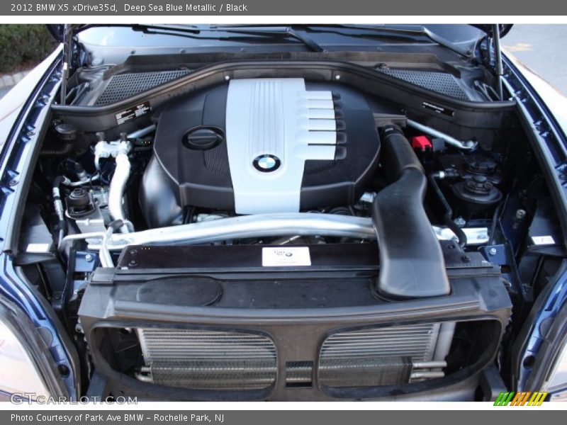 Deep Sea Blue Metallic / Black 2012 BMW X5 xDrive35d
