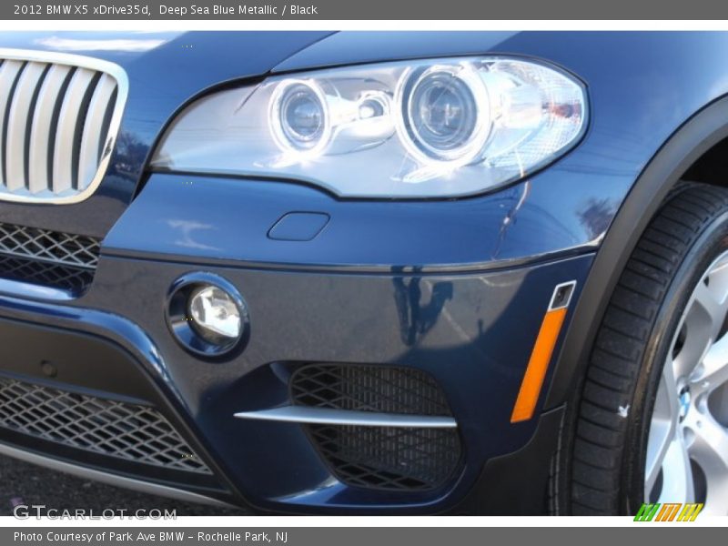 Deep Sea Blue Metallic / Black 2012 BMW X5 xDrive35d