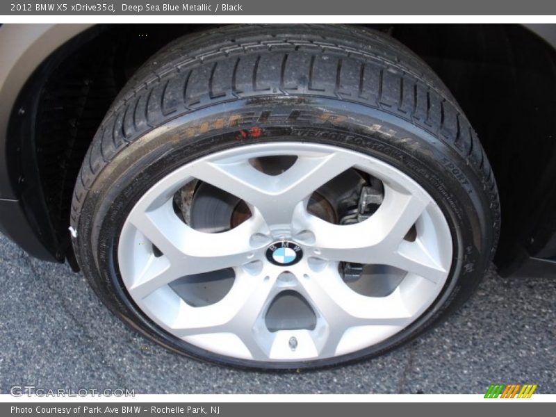Deep Sea Blue Metallic / Black 2012 BMW X5 xDrive35d